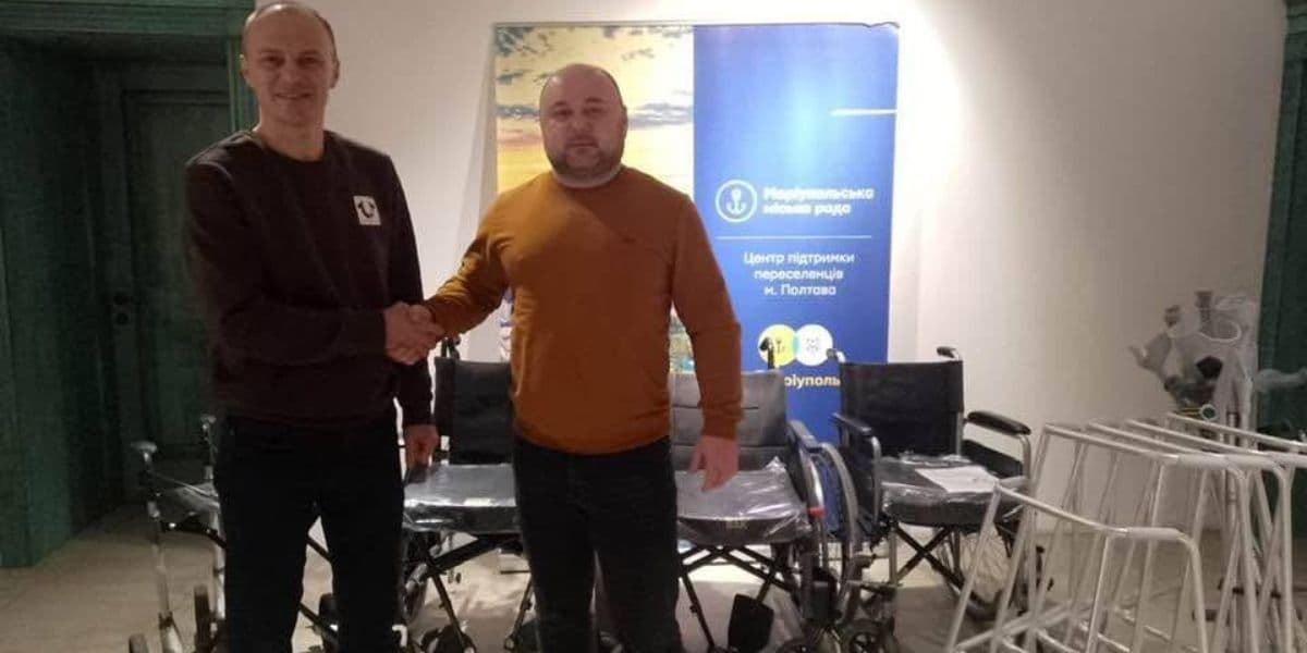 Очеретинська громада отримала допомогу для маломобільних людей від шведських благодійників