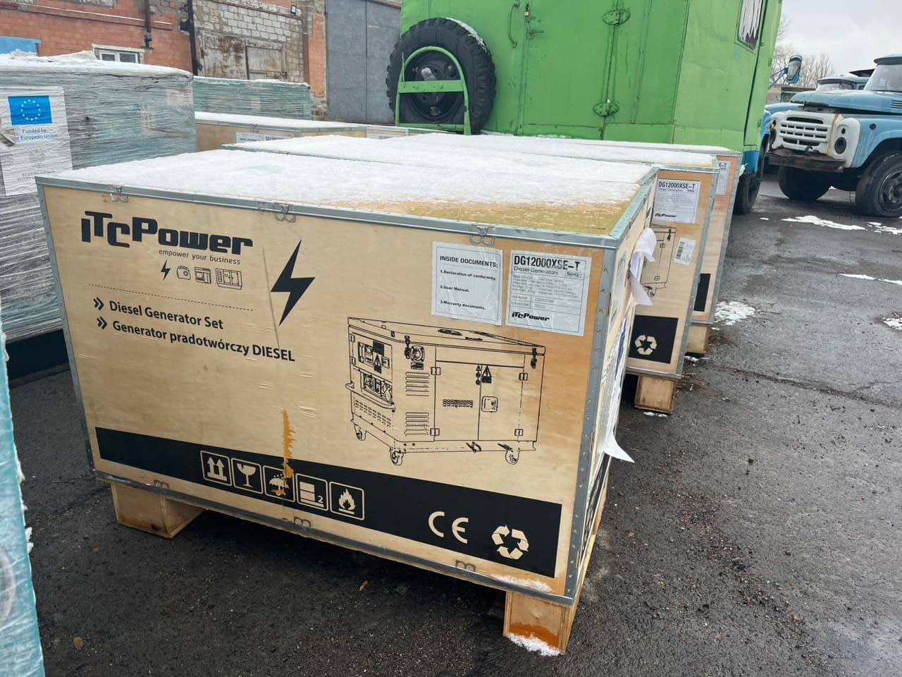 Олександрівська громада на Донеччині отримала потужні генератори