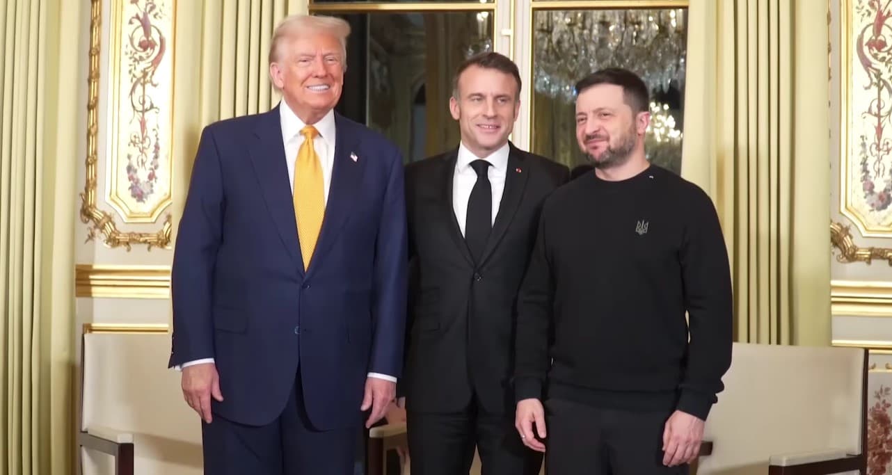 Президент України Володимир Зеленський прокоментував зустріч з обраним президентом Сполучених Штатів Америки Дональдом Трампом і Президентом Франції Емануелем Макроном