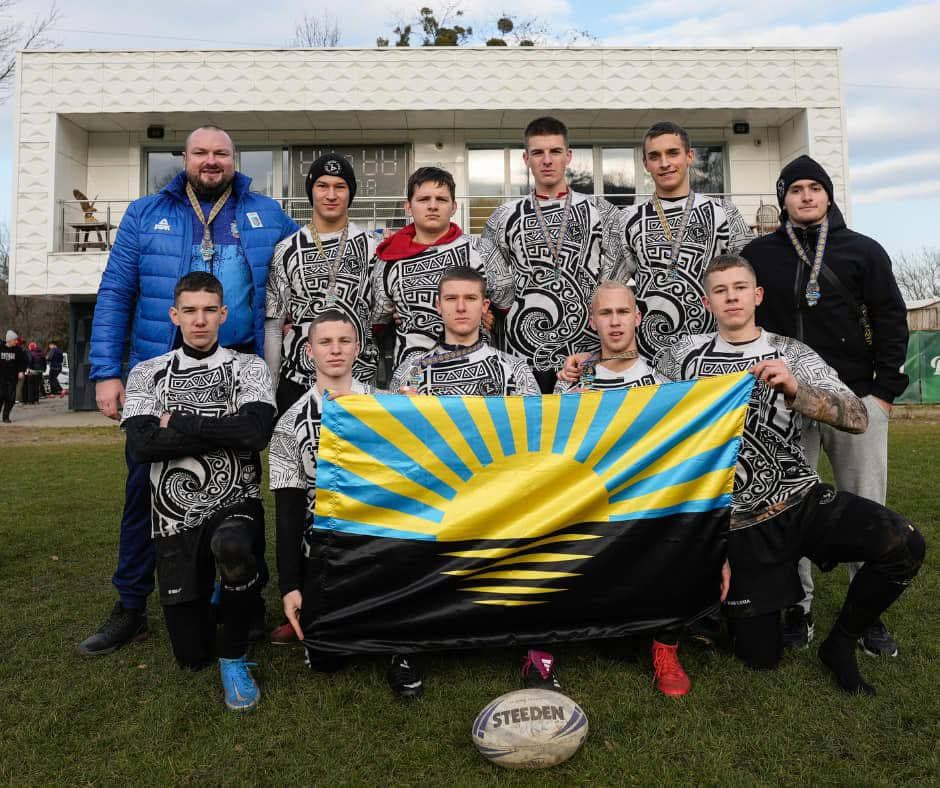 Регбісти з Покровської громади стали призерами відкритого чемпіонату Донецької області