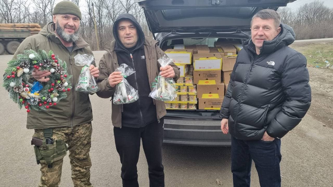 Селидівська МВА передала військовим на Донецькому напрямку продукти