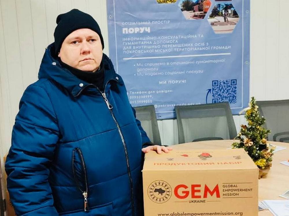 Гуманітарний ХАБ "Ми-Донеччина" продовжує підтримувати родини Покровської громади