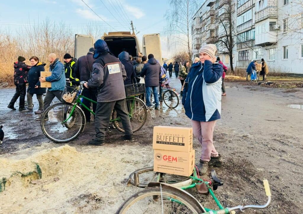 Мешканці Покровської громади отримали допомогу від благодійників
