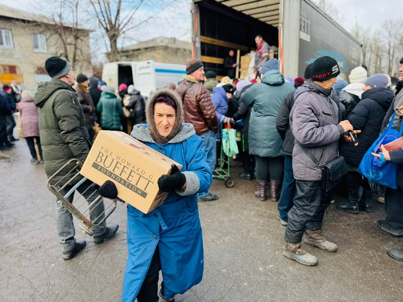 Мешканці Покровської громади отримали допомогу від благодійників