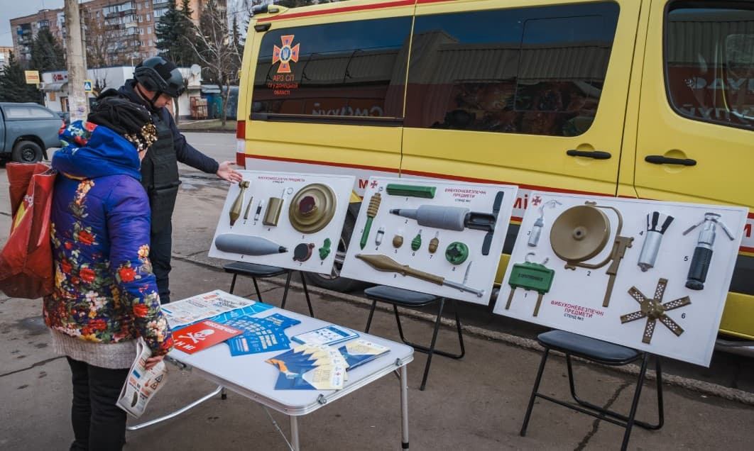 Мобільний клас із навчання мінної безпеки побував у Краматорську