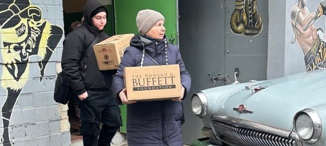 Переселенці з Авдіївки отримали у Броварах допомогу від GEM та HGBF