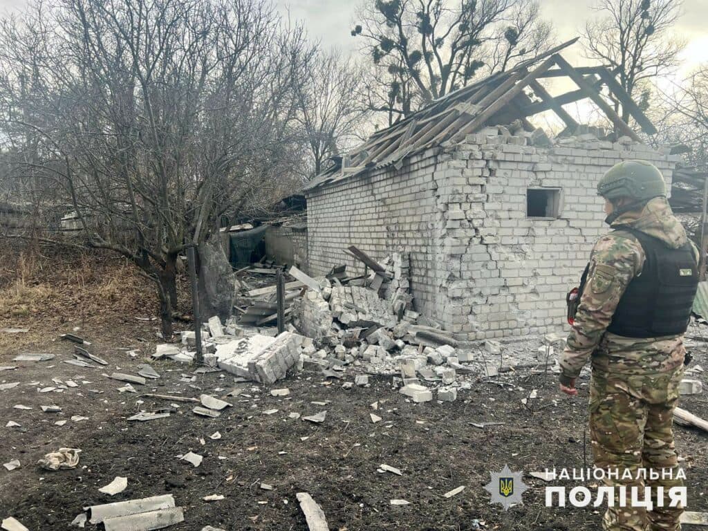 Поліція за добу зафіксувала 3136 ворожих ударів по Донеччині