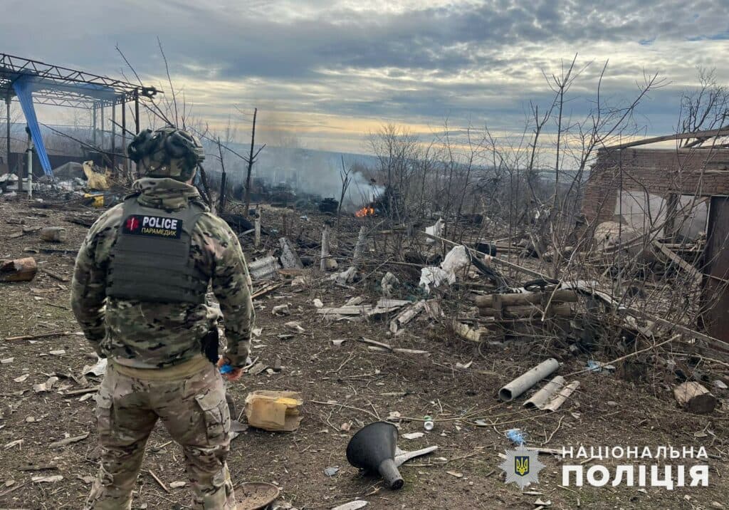 Поліція за добу зафіксувала 3136 ворожих ударів по Донеччині