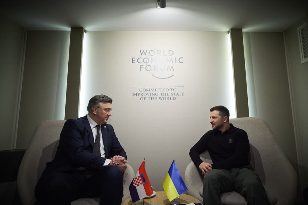 Президент Володимир Зеленський провів зустріч із Прем’єр-міністром Хорватії Андреєм Пленковичем, під час якої обговорили необхідність посилення позицій України