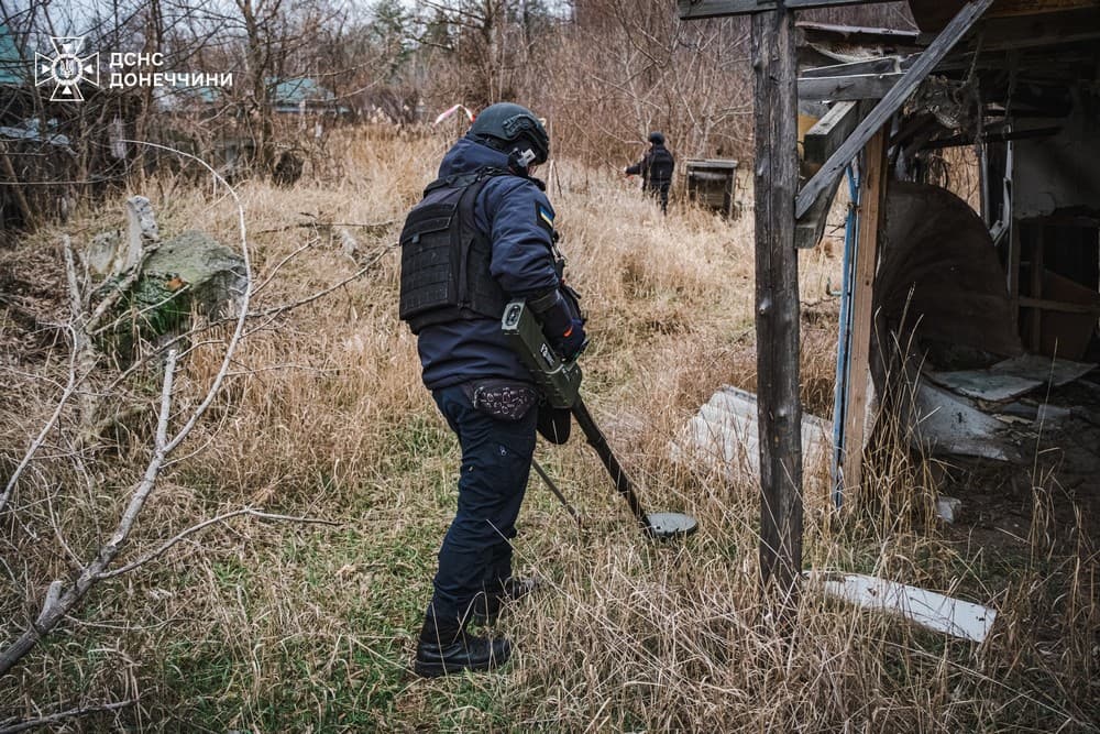 На Донеччині знешкодили ще 5 вибухонебезпечних предметів
