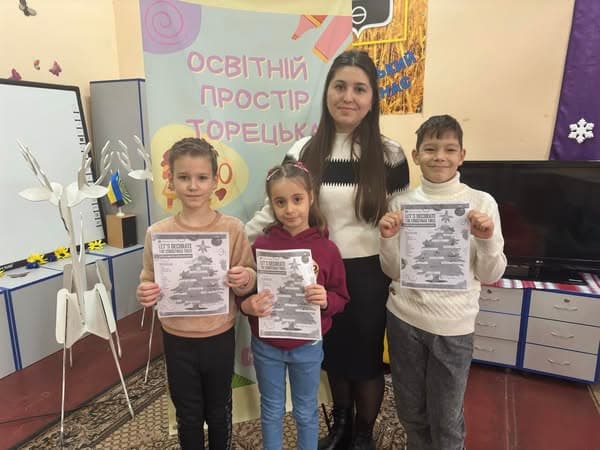 У Дніпрі для дітей з Торецької громади провели захоплююче заняття з англійської мови