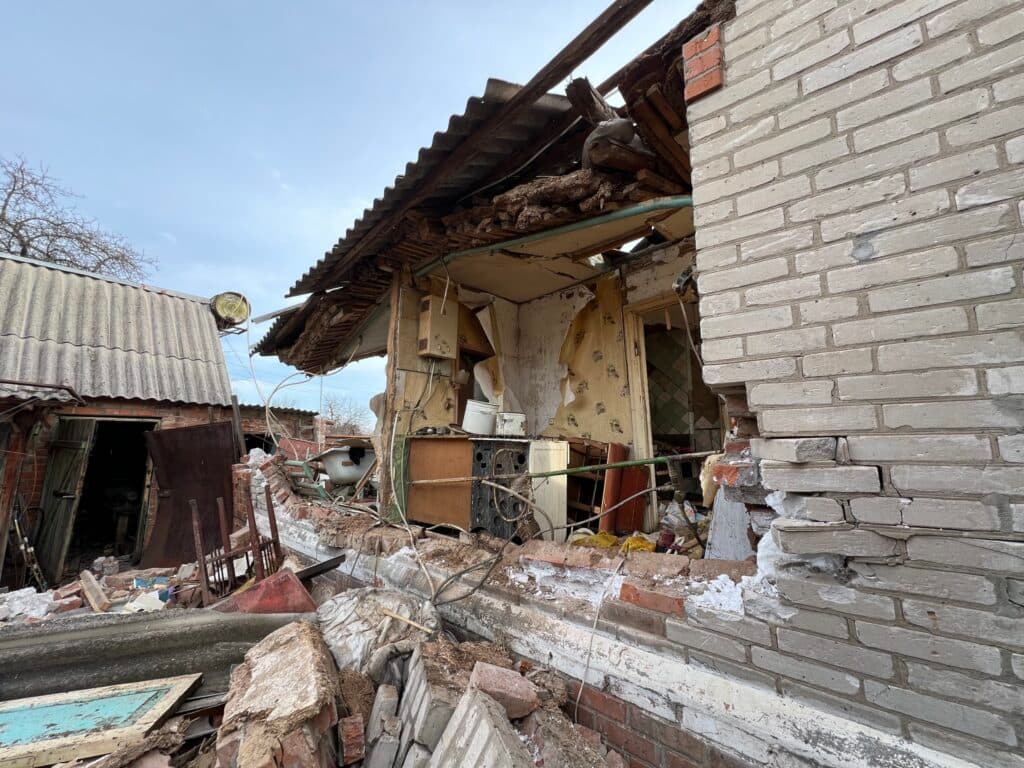 Вчера в Славянске в Донецкой области взорвался дом