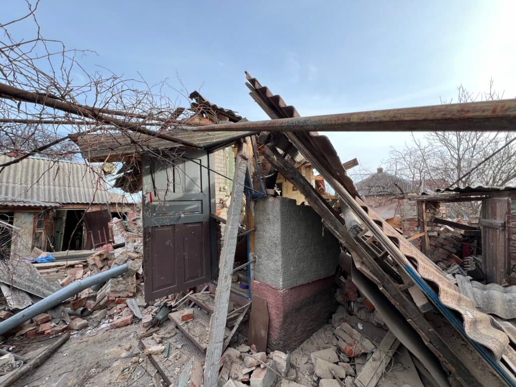 Вчера в Славянске в Донецкой области взорвался дом