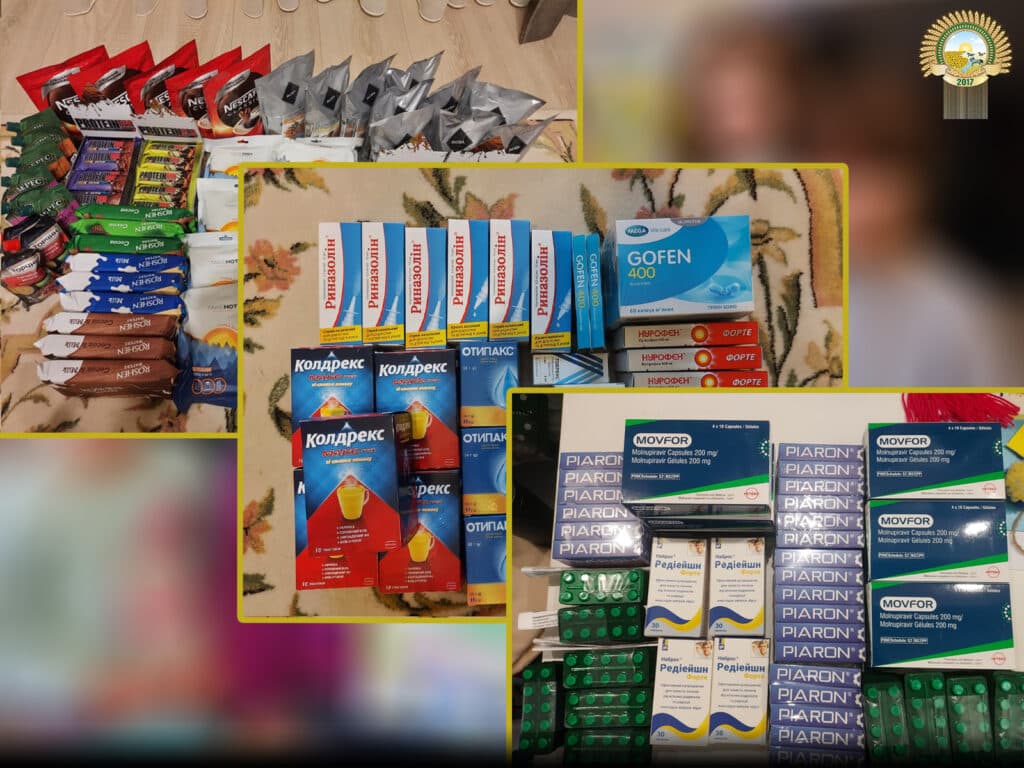 Воспитанники кружков образовательного пространства Беловодской СВА передали помощь и новогодние поздравления защитникам