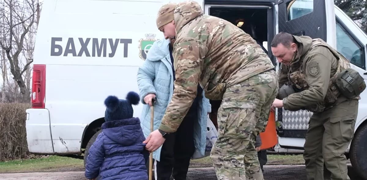 евакуація родин із дітьми
