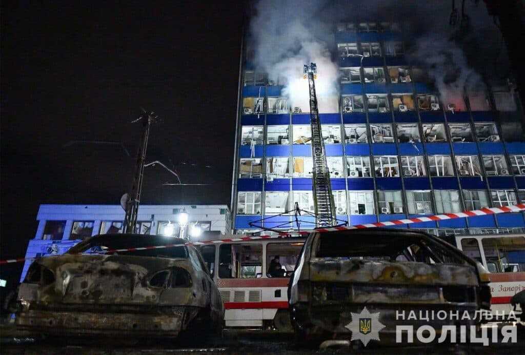 удар по запоріжжю