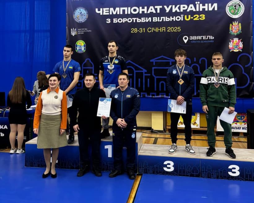 Борці Донеччини відзначилися нагородами на чемпіонаті України U23