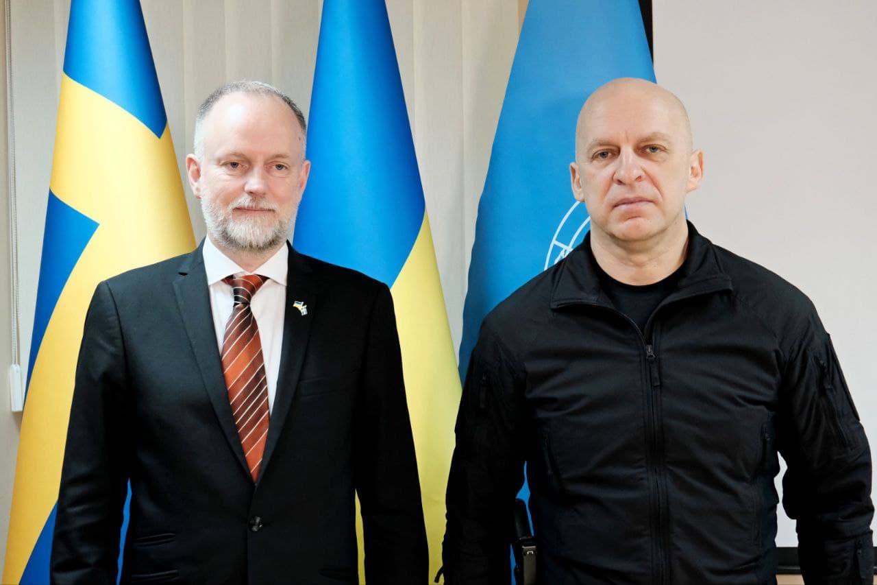 Філашкін зустрівся з послом Швеції в Україні Обергом