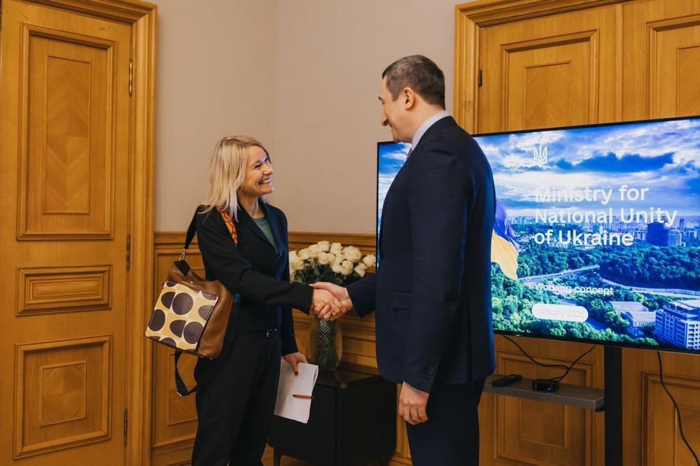 Міністр національної єдності України зустрівся з Представницею Управління Верховного комісара ООН у справах біженців