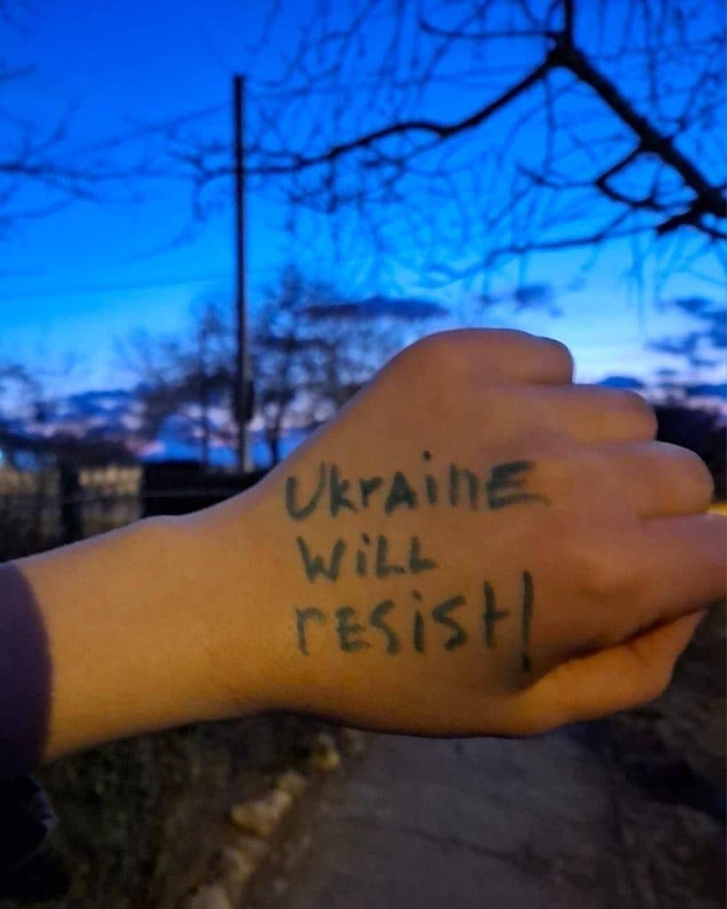 На ТОТ активісти Жовтої Стрічки провели акції до 24 лютого