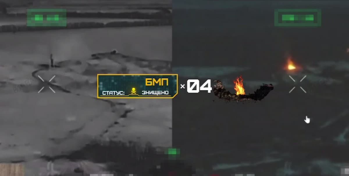 Національна гвардія України знищила 4 ворожих БМП на Купʼянському напрямку