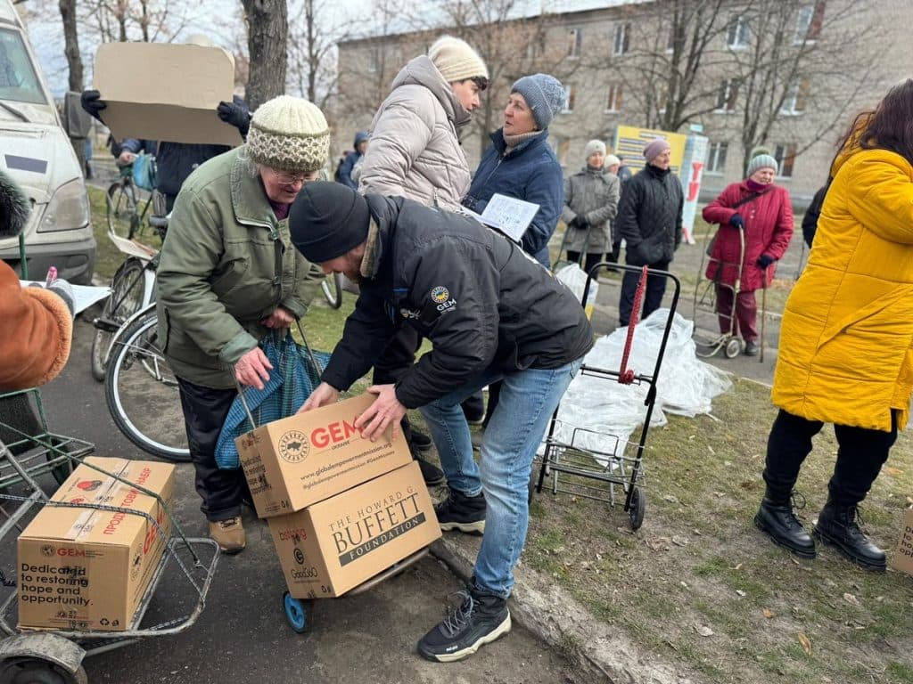 Сімейні набори від GEM та HGBF отримали жителі чотирьох населених пунктів Краматорщини
