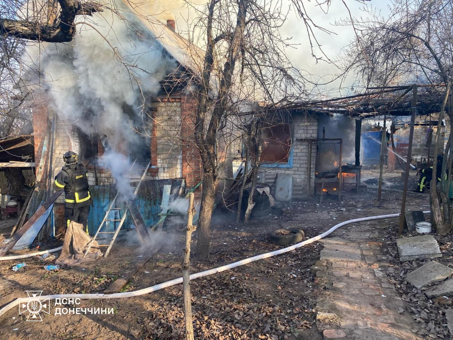 У Краматорському районі на пожежі загинула жінка