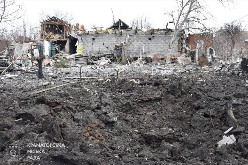 У Краматорську ворожим обстрілом пошкоджено 40 домогосподарств