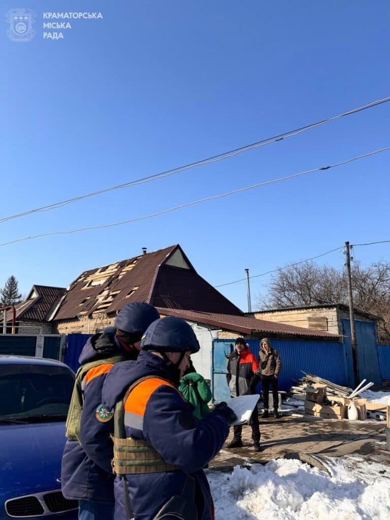 У Краматорську обстрілом пошкоджено понад 20 житлових будинків