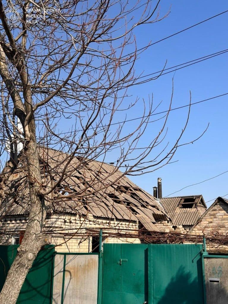 У Краматорську обстрілом пошкоджено понад 20 житлових будинків