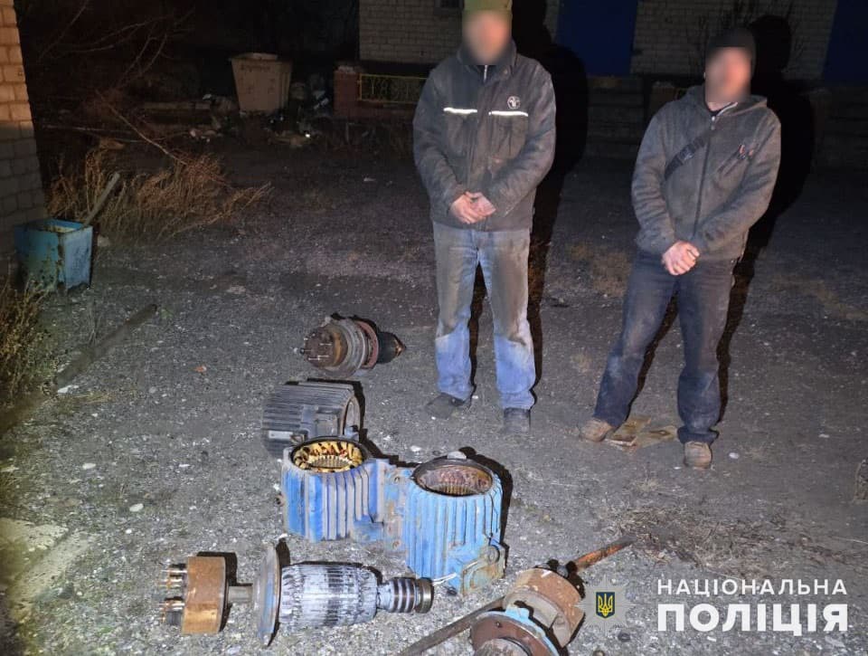 воры электродвигателей из лимана