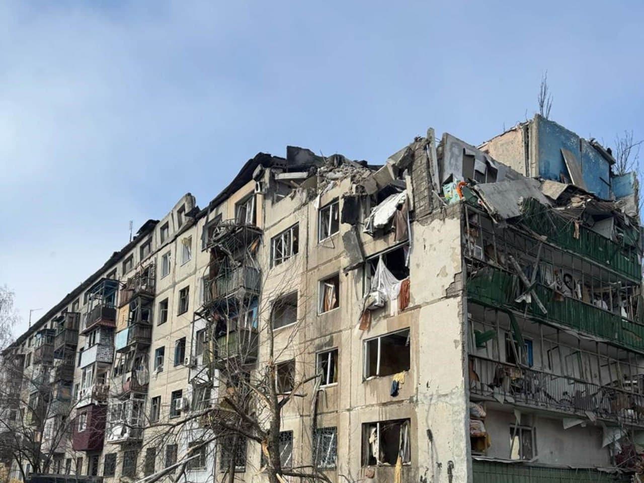 російська окупаційна армія била по Костянтинівці