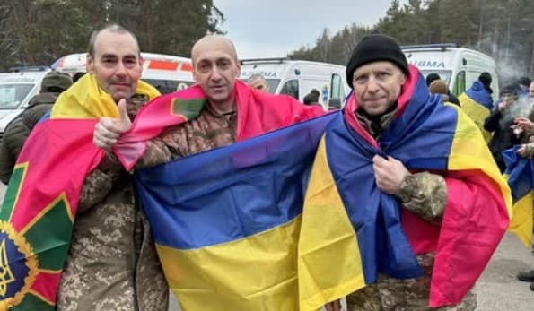 з російського полону повернулися 2 прикордонники Луганського загону