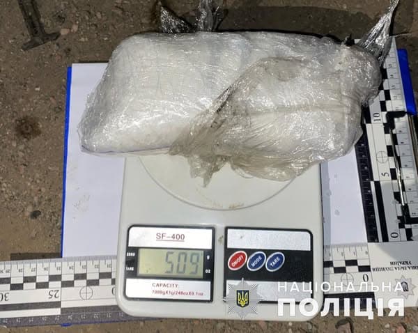 Поліцейські Донеччини викрили в Краматорську наркокур'єра з "вантажем" на понад 1 млн гривень