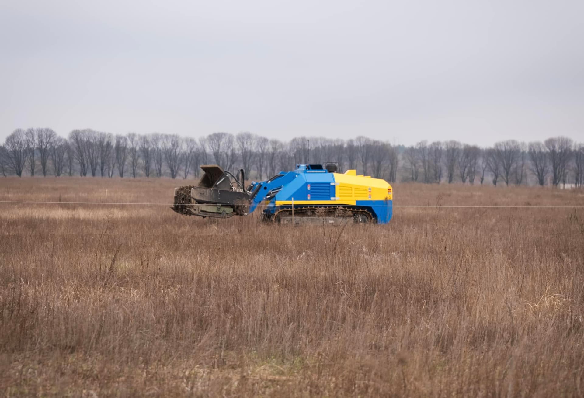 Тривають випробування машини для розмінування, розробленої Краматорським заводом