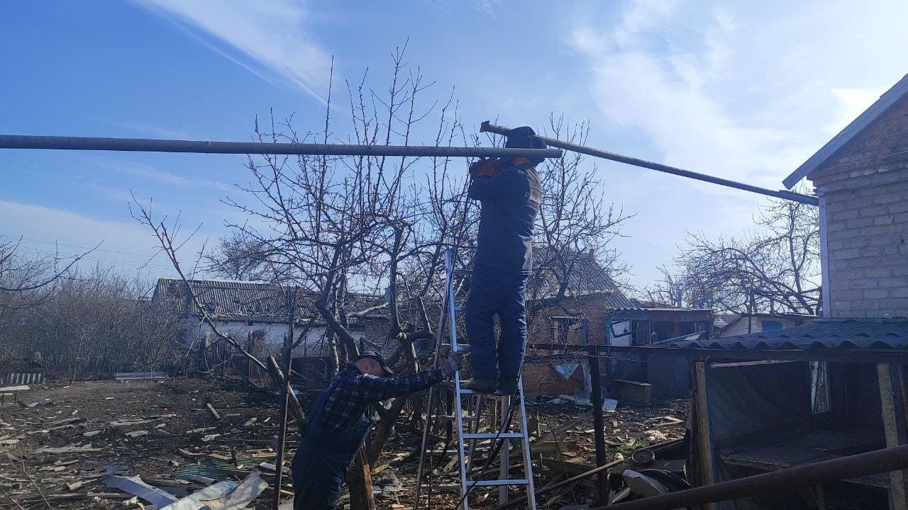 У Костянтинівці тривають роботи з відновлення газопостачання сотням споживачів