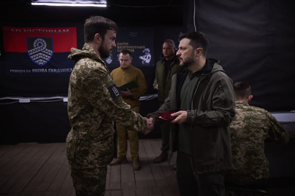 Зеленський выдвідав 59-ту окрему штурмову бригада безпілотних систем ім. Якова Гандзюка