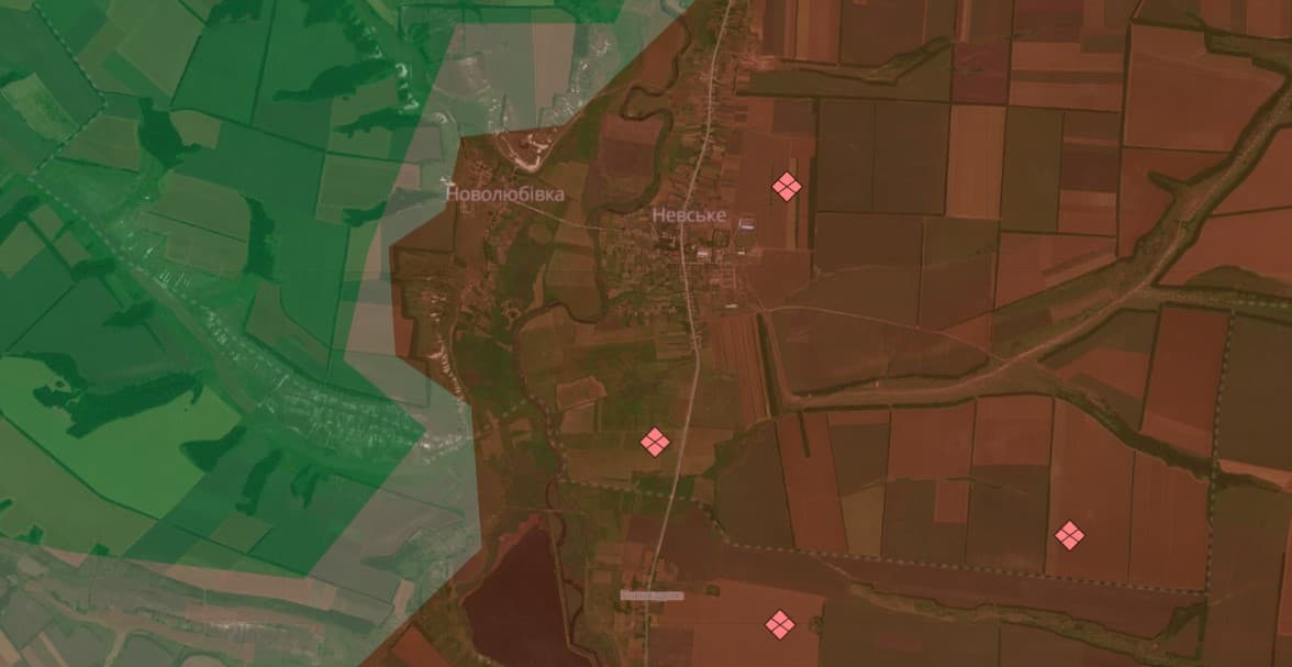 окуповані невське та новолюбівка