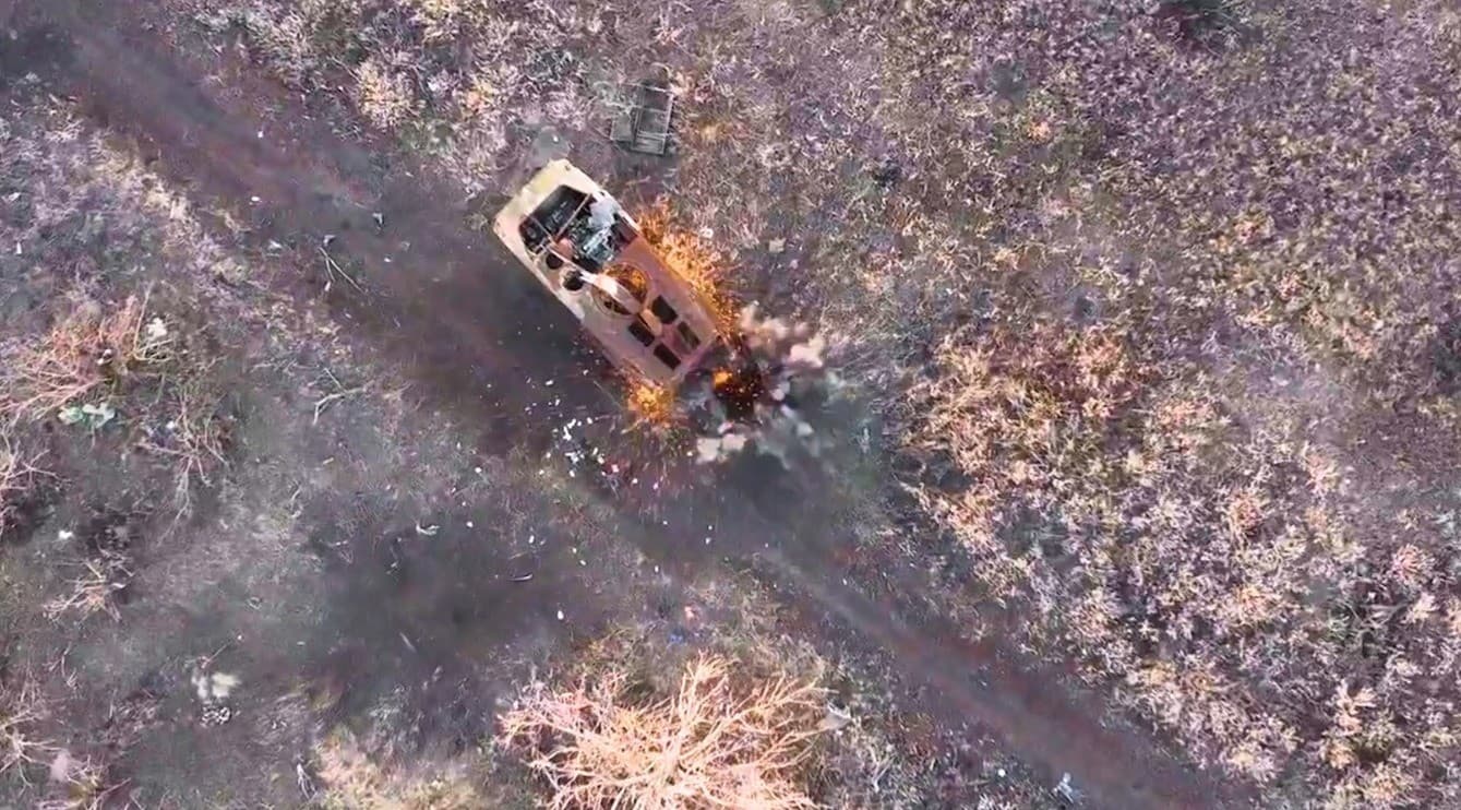 знищення російської піхоти дронами помсти