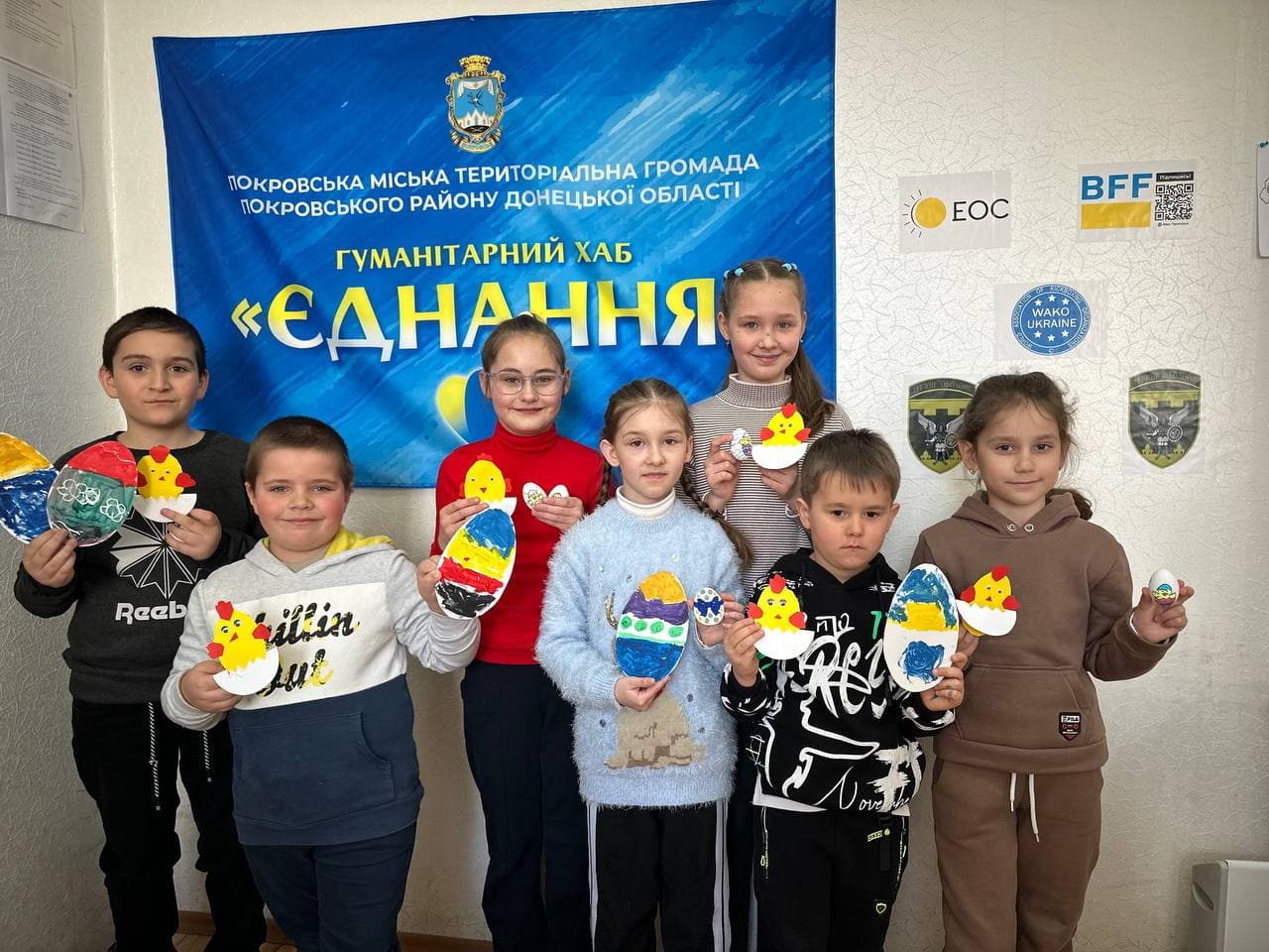 У Кропивницькому для дітей з Покровська провели Великодній майстер-клас