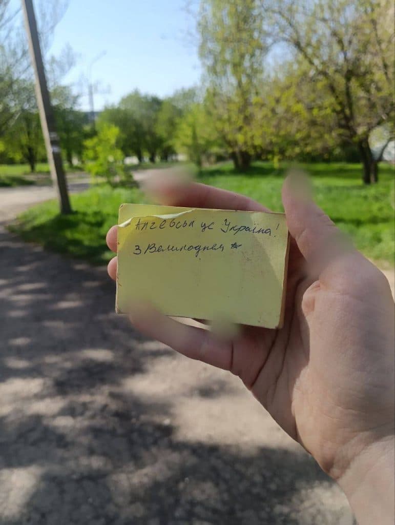 В оккупированных Фащевке, Алчевске и Северодонецке снова появились украинские символы