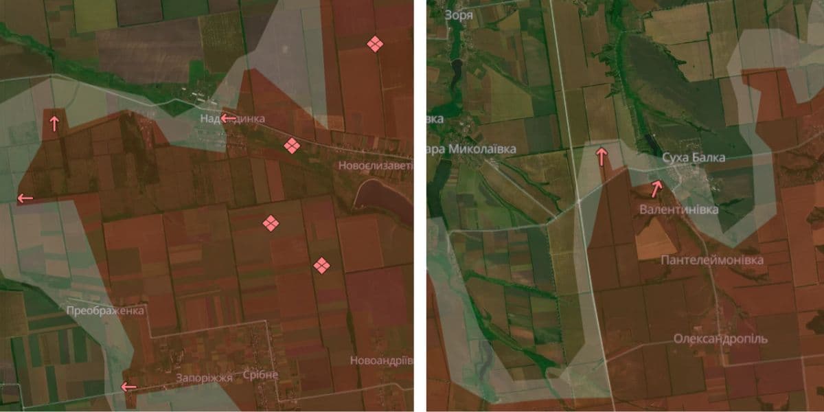 мапа бойових дій