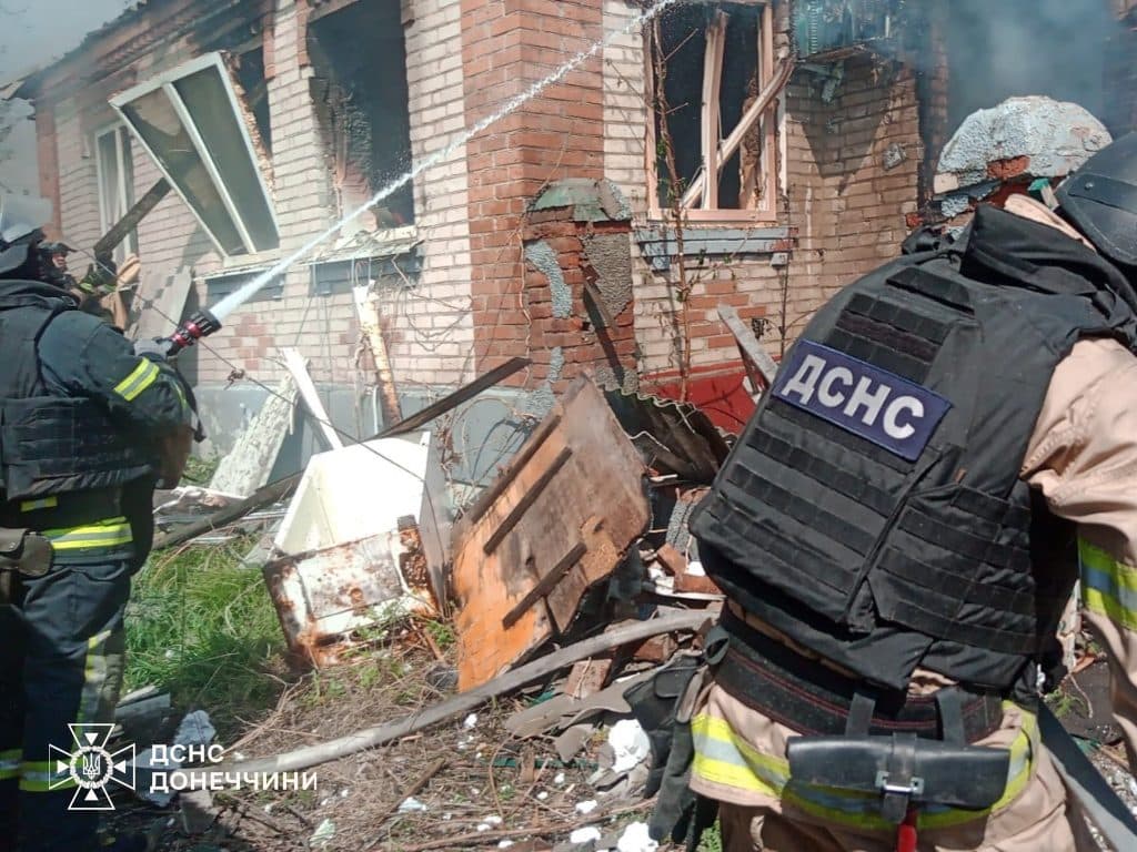 обстрел славянский