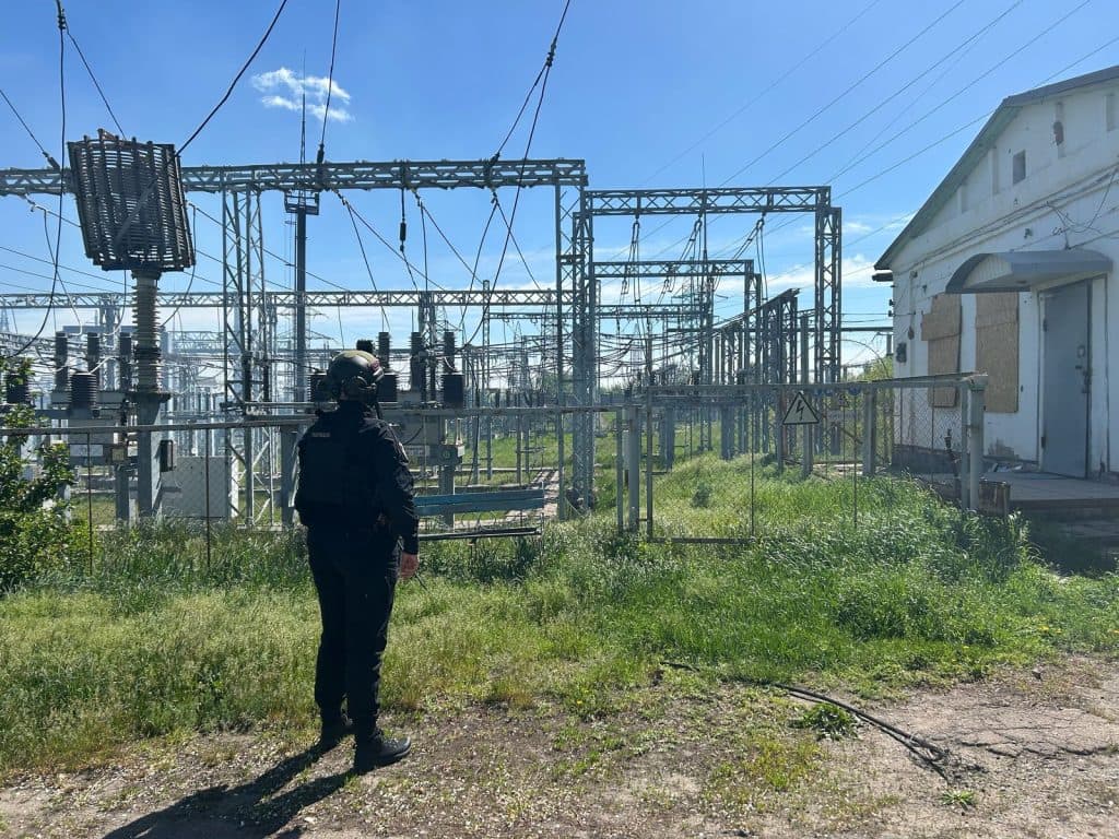 Артиллерийский обстрел Константиновки