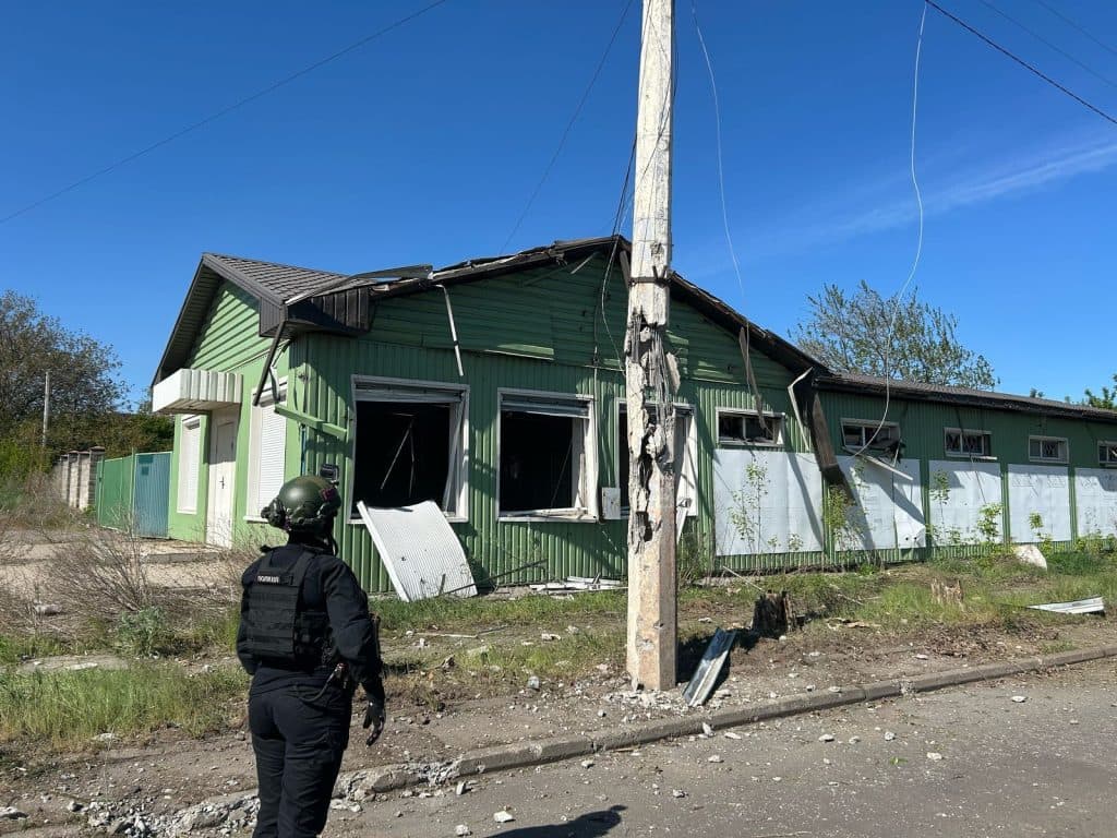 Артиллерийский обстрел Константиновки