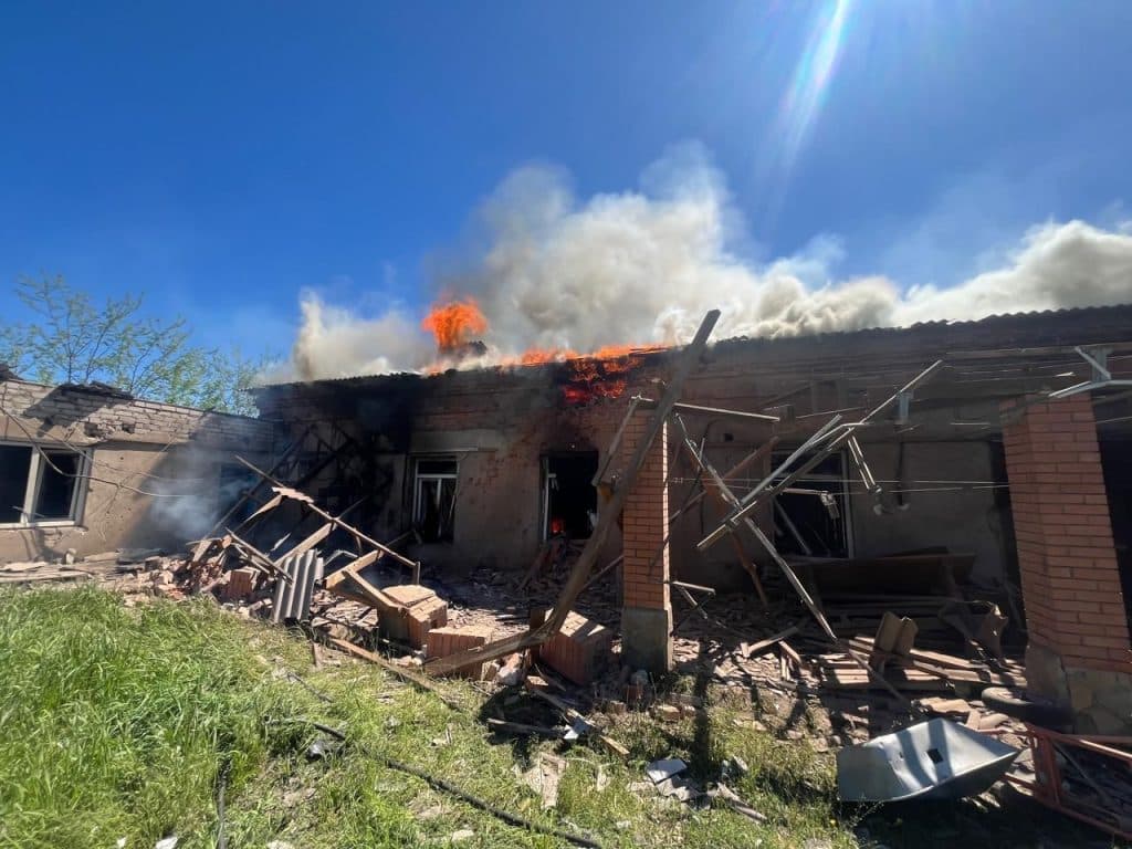 Артиллерийский обстрел Константиновки