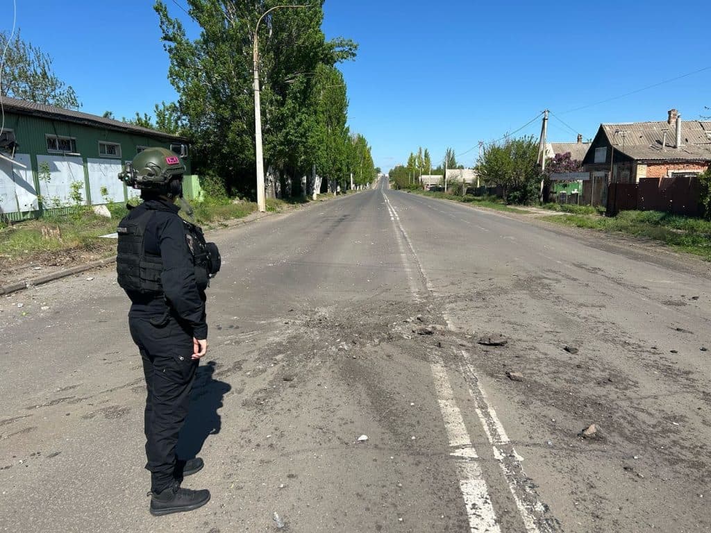 Артиллерийский обстрел Константиновки