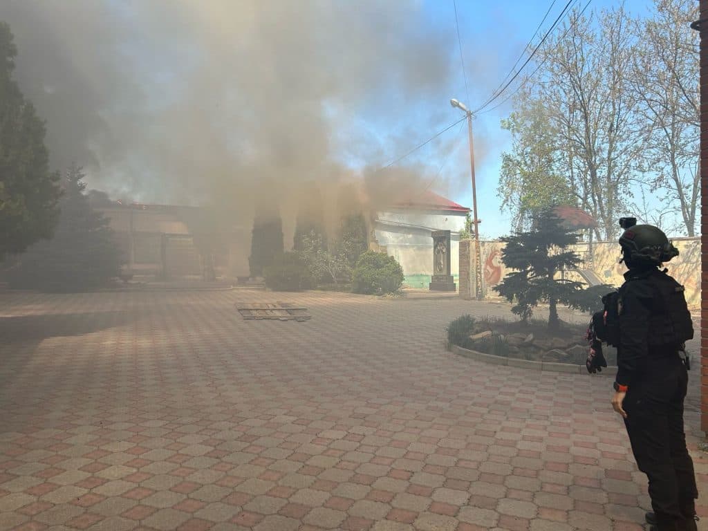 Артиллерийский обстрел Константиновки