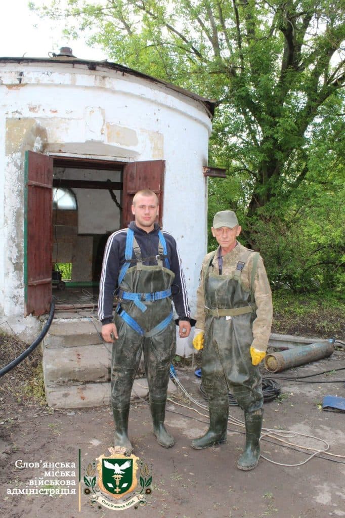 Для ремонту Маяцького водозабору в Слов'янську залучили водолазів із Харкова