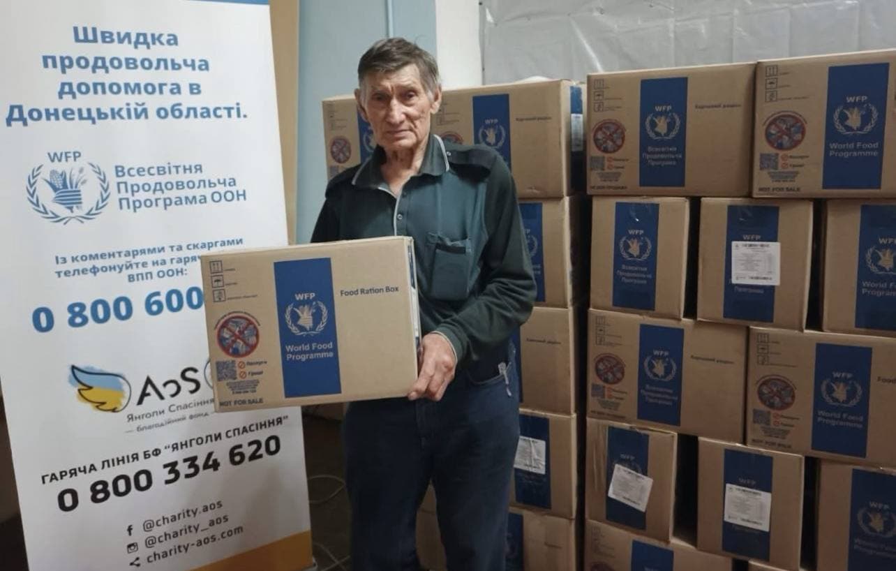 Громади Донеччини отримали понад 312 тонн благодійної допомоги за тиждень